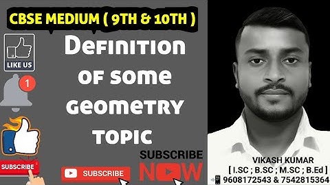 Definition of some geometry topic (2)By vikash Kumar arya 