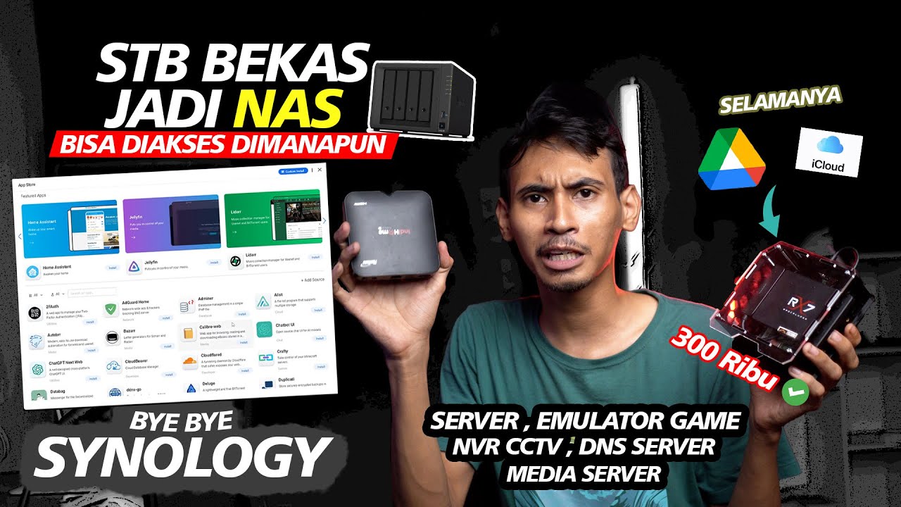 Ready go to ... https://youtu.be/hIpA51p09iY?si=RCsLD-p-wqcFteQb [ Membuat NAS Sendiri Dengan STB Bekas & Casa OS Fitur LENGKAP [PEMULA PASTI BISA] #part1]