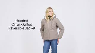 Women's Hooded Cirrus Quilted Reversible Jacket