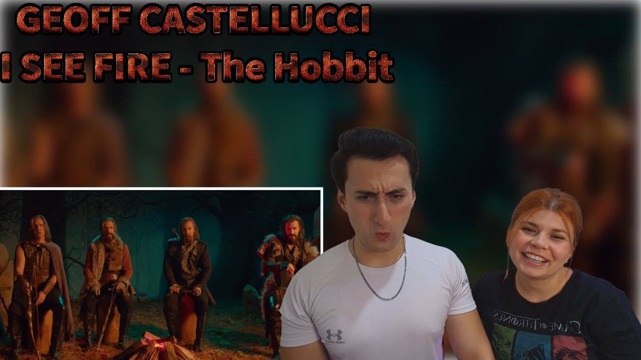 HIS VOICE IS UNBELIEVABLE First Time Reaction To Geoff Castellucci - I SEE FIRE The Hobbit