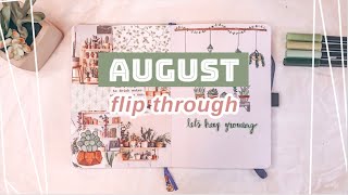 AUGUST READING JOURNAL FLIP THROUGH 📖💛