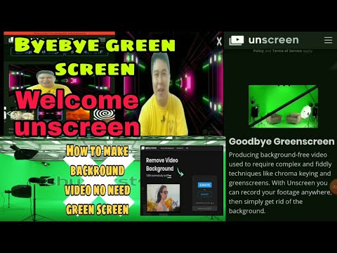 How to change video background using unscreen pro no need green screen | Je, Ads tv
