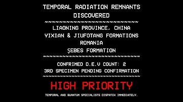 TEMPORAL RADIATION REMNANT #011 / #012
