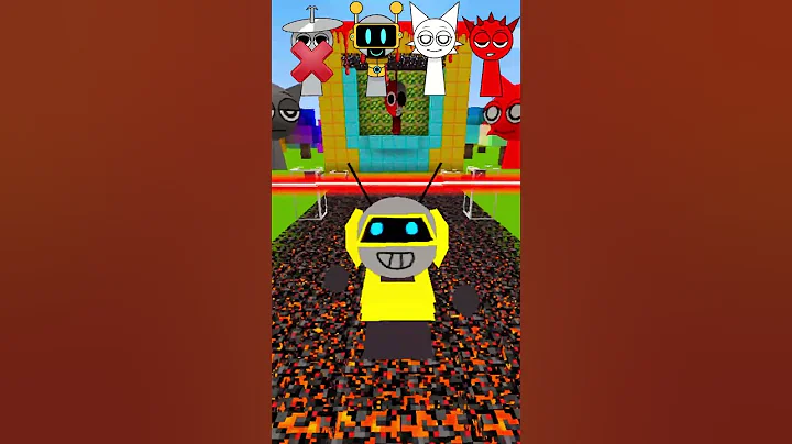 sprunki VS Laser 41 🧐🔥 #shorts #minecraft #sprunki