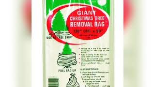 No mess way to remove Christmas tree🎄