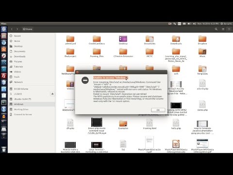 How To Mount Windows Drive In Ubuntu Linux