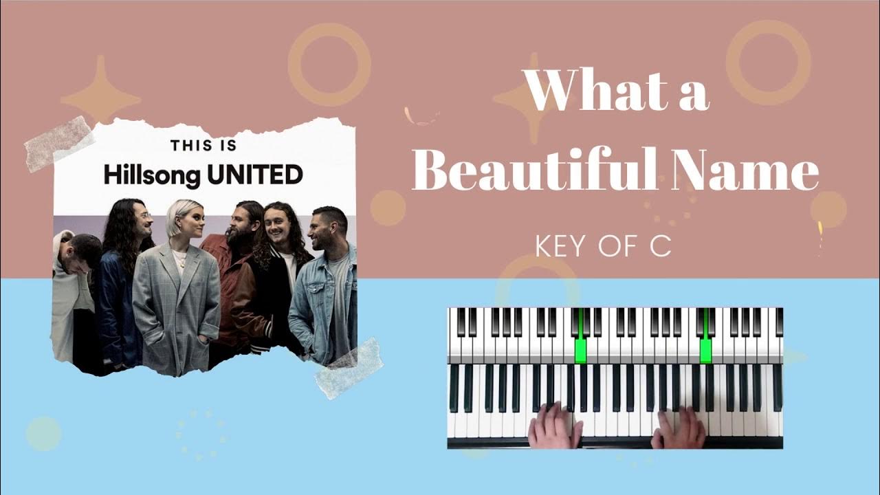 What A Beautiful Name-Hillsong Worship (Key of C) Easy Piano Tutorial What A Beautiful Name-Hillsong Worship (Key of C) Easy Piano Tutorial