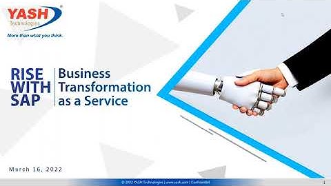 Webinar On Demand RISE with SAP – The Real Transformation Catalyst