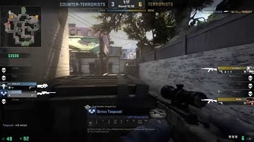 Counter strike global offensive(CS:GO) AWP ACE on bazaar competitive