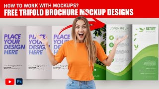 How To Work With Free Trifold Brochure Mockup