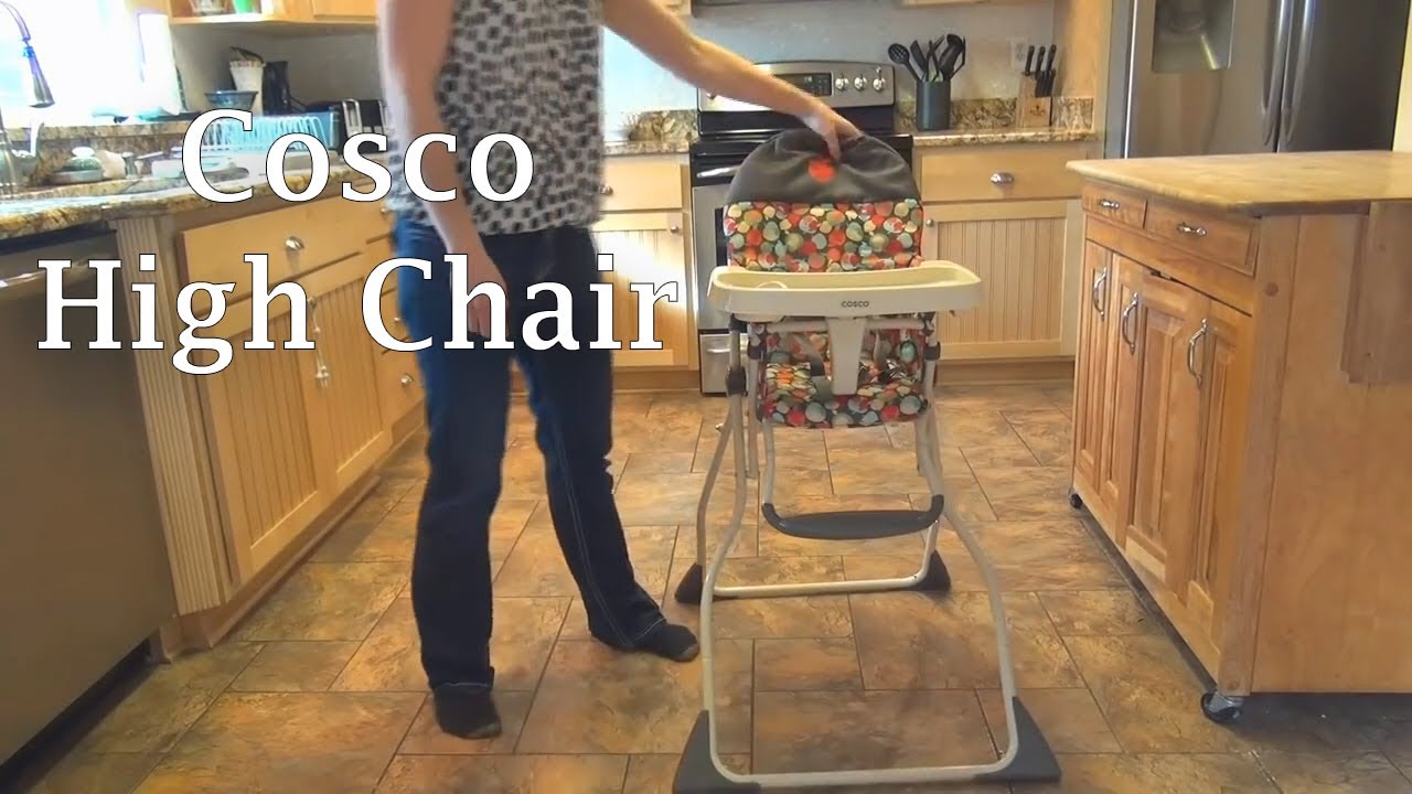 Cosco Flat Fold High Chair Review ⭐ Simple Fold - Walmart, Amazon👈