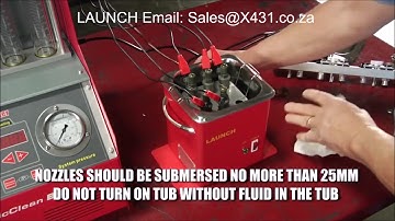 LAUNCH CNC602A- Ultrasonic Petrol Injector Cleaner and Cleaner