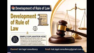 Development of Rule of Law