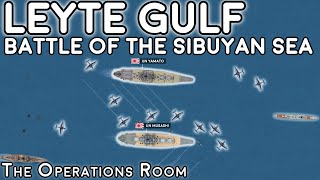 Leyte Gulf  Battle of the Sibuyan Sea  Animated