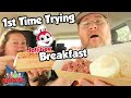 Americans Try Filipino Breakfast || Jollibee Breakfast || Drive Thru Thursday