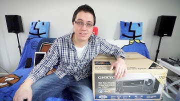 Onkyo TX-NR656 7.2 Channel 4K HDR A/V Receiver Unboxing