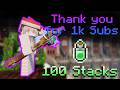 Thank you for 1k Subscribers! | Giving Away 100 Stacks of Liquid Emeralds