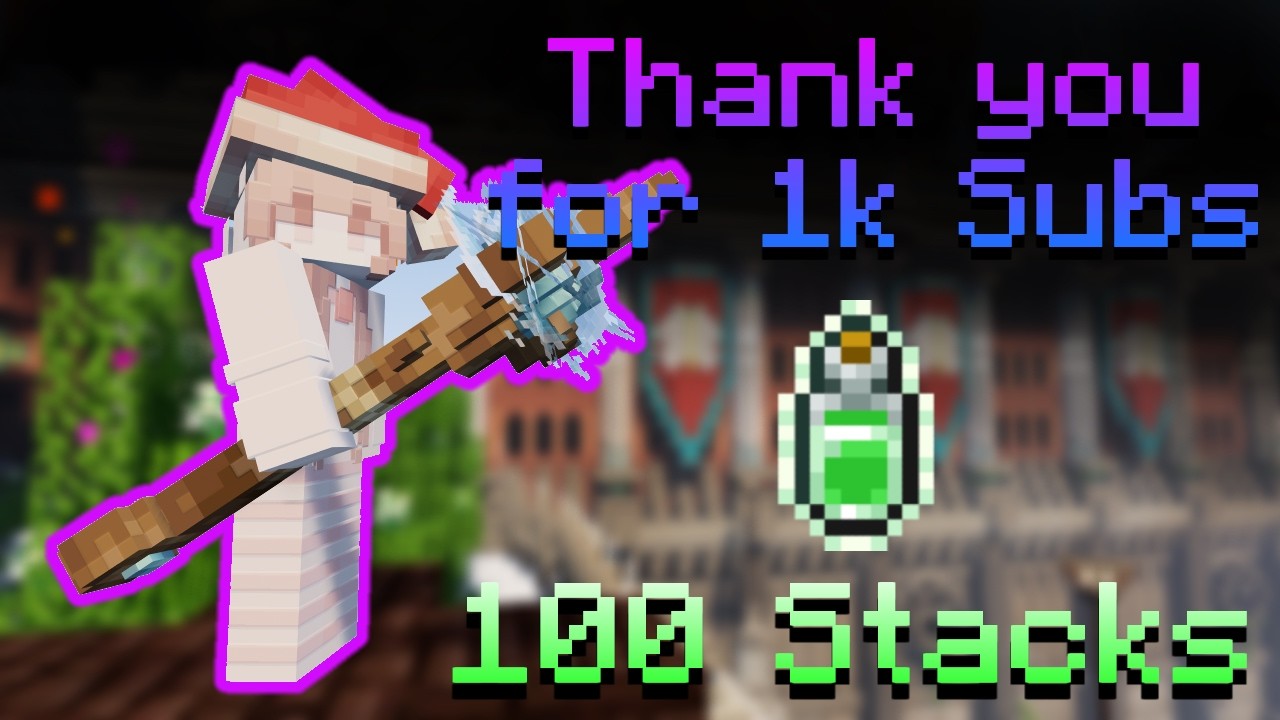 Thank you for 1k Subscribers! | Giving Away 100 Stacks of Liquid Emeralds