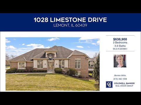 1028 LIMESTONE Drive, Lemont, IL home video tour