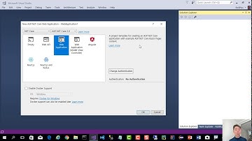ASP.NET Core 2.0 시작을 위한 기본 제공 템플릿 7가지 사용해보기