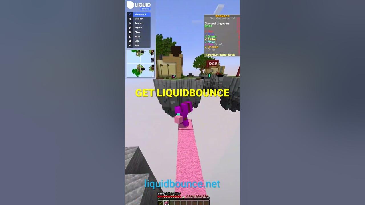 GODBRIDGE on #pikanetwork #minecraft #hacking #liquidbounce #freeclient