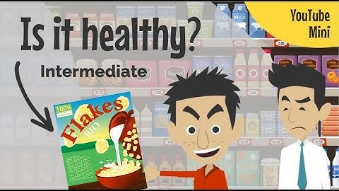 Talking About Supermarket Food - Easy English Mini Dialog (with captions in Part 2 of this video)