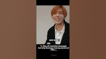 Beomgyu is always behind Taehyun