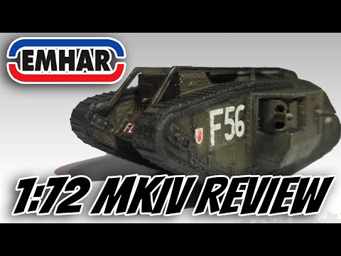 Emhar 1:72 MK IV WW1 Tank Build and Review