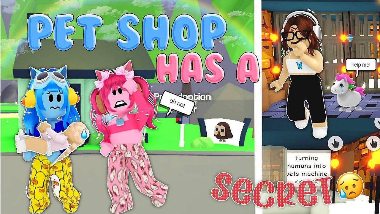*NEW* PET ADOPTION CENTER in adopt me has a DARK SECRET ♡ ROBLOX - YouTube