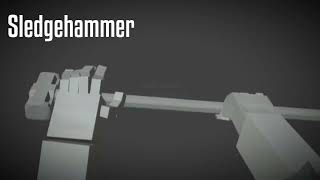 New Gorebox Melee Animations Leaks! Sledgehammer!