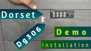 Dorset DG 306 smart furniture lock installation and password settings ||