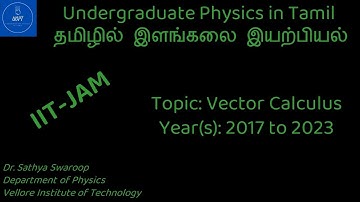Vector Calculus IIT-JAM 2017 to 2023