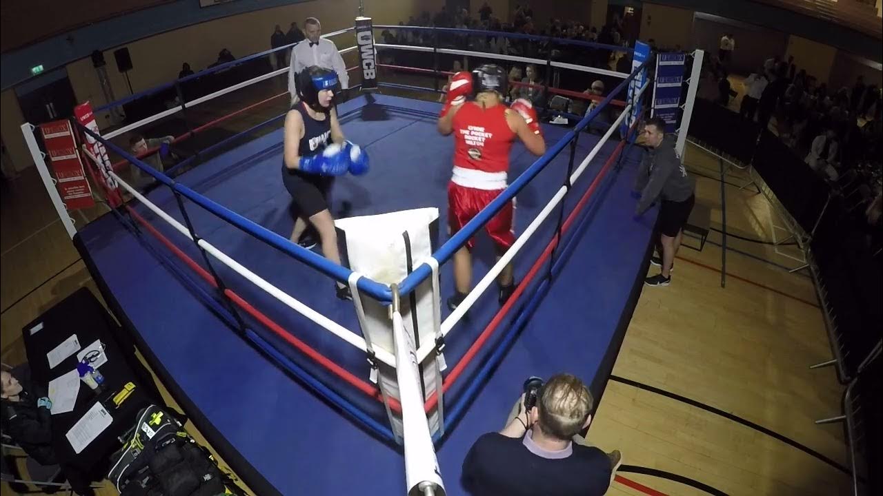Torquay Ultra White Collar Boxing Lynne Milton VS Monika