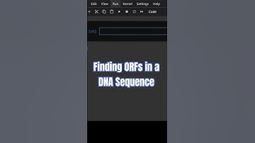 Finding ORFs in DNA #python #bioinformatics #biotechnology #pythonprogramming #coding