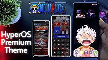 HyperOS Premium Theme For Any Xiaomi Devices | New Anime System Ui | #onepiece #hyperos