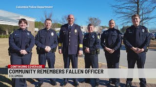 Community rallies together to remember fallen Columbia officer
Law enforcement agencies across the Upstate have reached out in support of the Columbia Police Department, and shared their condolences over the loss of Columbia Officer Christopher DeLong.
READ MORE: https://www.wspa.com/news/state-news/columbia-officer-killed-another-injured-in-shooting/ Community rallies together to remember fallen Columbia officer