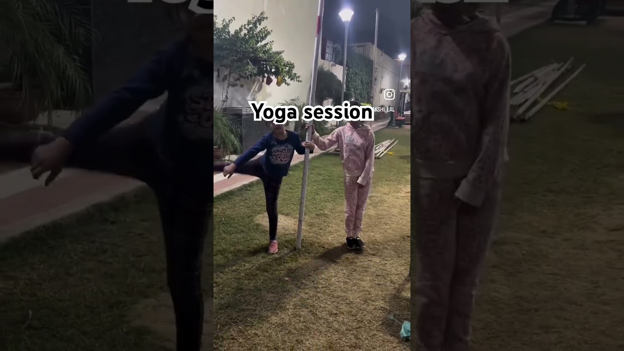 Yoga session 