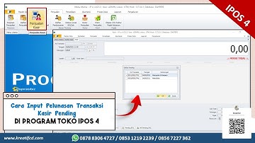 Cara Input Pelunasan Transaksi Kasir Pending di Program Toko IPOS 4