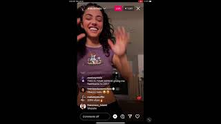 Malu trevejo ig live