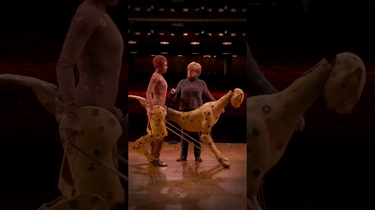Watch As The Majestic Cheetah Puppet Comes To Life In THE LION KING Broadway Puppets