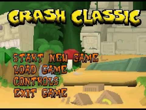 Crash Bandicoot Classic Title Screen Fan Game