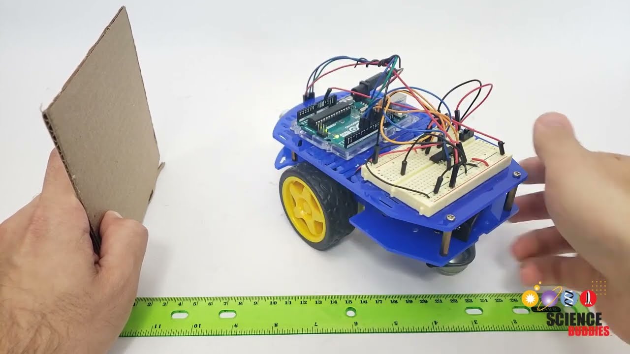 Arduino Self Driving Car Lesson 5 Detecting Obstacles