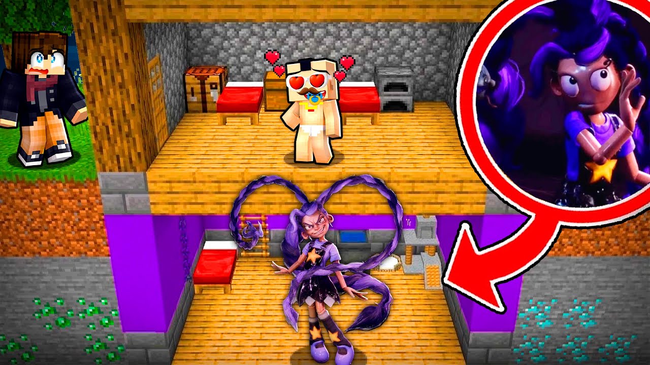 TITOUAN CACHE LILLY LOVEBRAIDS en DESSOUS de sa MAISON sur Minecraft ! ( il est amoureux )