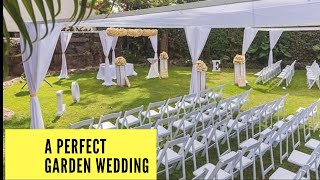 A beautiful Garden wedding Setup - All things Weddings & Events