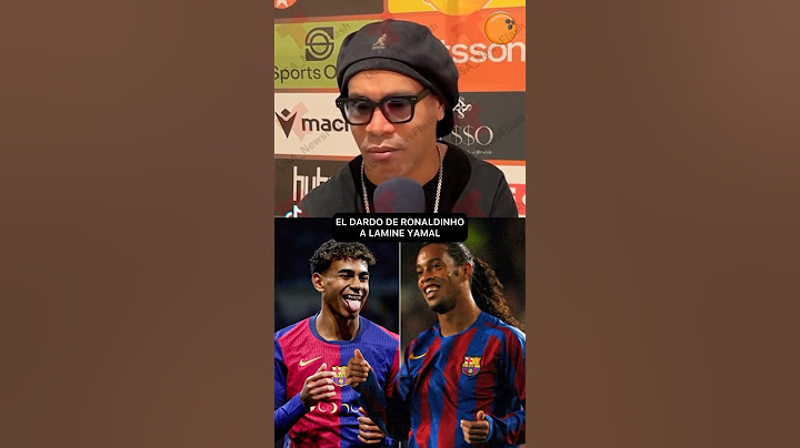 EL SORPRENDENTE DARDO DE RONALDINHO A LAMINE YAMAL 😳
