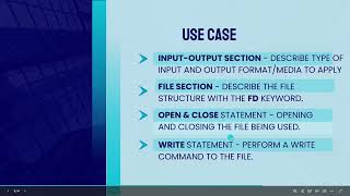 COBOL Output File in 60 Seconds