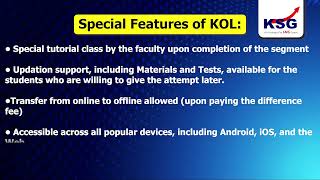 KSG Online Learning (KOL) | FOUNDATION COURSE | GS & CSAT || KSG INDIA ||