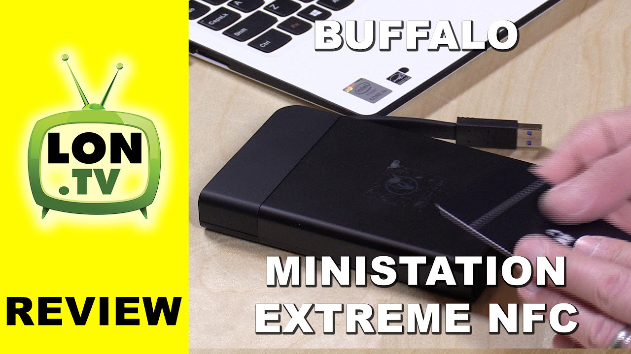 New Buffalo MiniStation Extreme NFC Review - External USB 3.0 Hard drive - unlocks with NFC