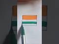 Indian flag drawing|india national flag drawing| #Art #India #flag #rebublicday #drawing
