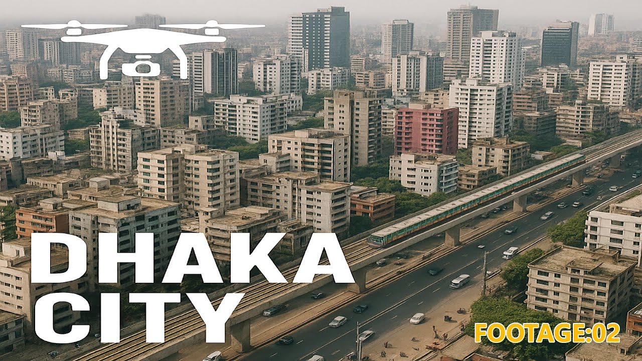 পাখির চোখে ঢাকা শহর: আকাশ থেকে এক অপরূপ দৃশ্য।